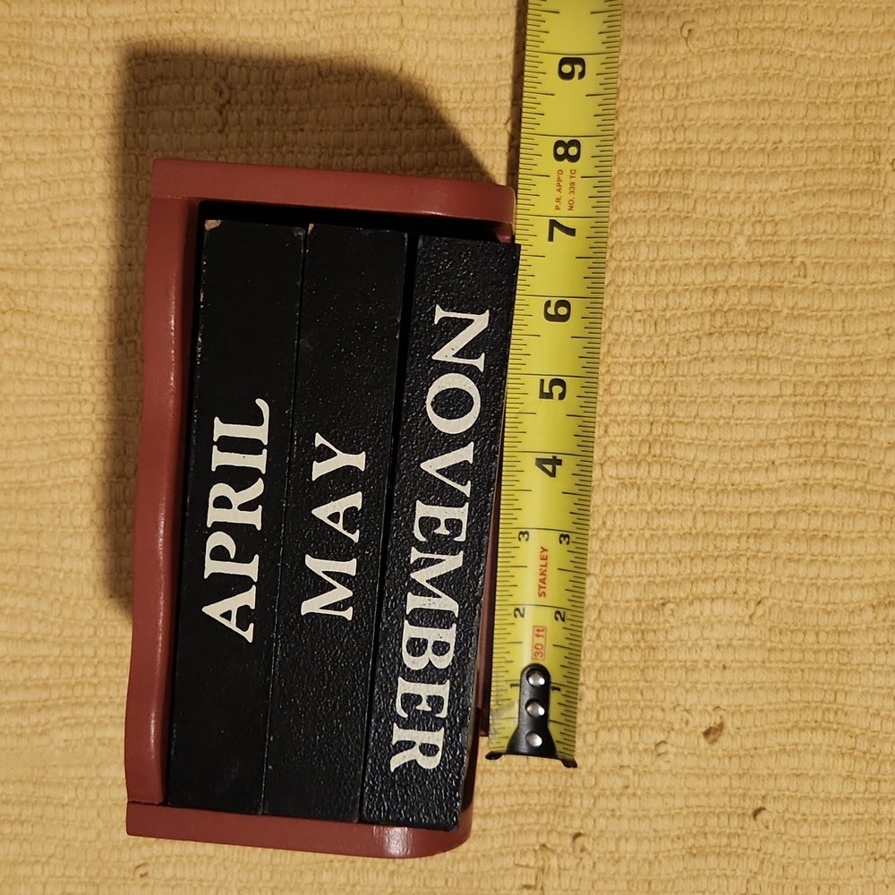 Black and Brown Perpetual Calendar - Picture 8 of 10